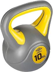 Umbro Kettlebell 10 kg - instapgewicht man - beginner - kunststofgewicht - grijs