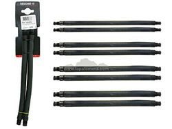 Par gomas - 130 x 16 para rura 50 - T/C: Negro