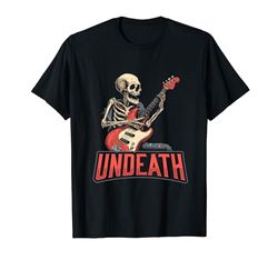 Bajista Esqueleto Música - Guitarrista Músico Bajo Eléctrico Camiseta