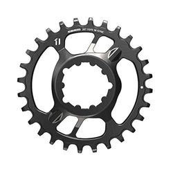 SRAM X-Sync 2 stalowy bezpośredni mocowanie 6 mm Plate łańcuchowe Orła Orła, dorosłe unisex, czarny, 32T