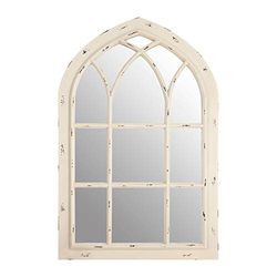 Premier Housewares Wall Mirror, Chinese Oak, Glass