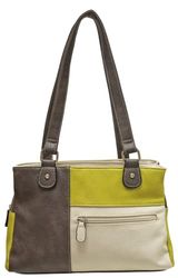 Envy Evie Lime, Hombros para Mujer, Lima/Marrón, Large