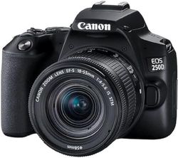 Canon EOS 250D + EF-S 18-55mm f/4-5.6 IS STM Kit fotocamere SLR 24,1 MP CMOS 6000 x 4000 Pixel Nero