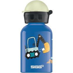 SIGG - Aluminium drinkfles voor kinderen, KBT Build it, lekvrij, vederlicht, BPA-vrij, klimaatneutraal gecertificeerd, blauw, 0,3 l
