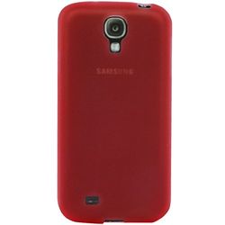 Phonix S9195GPR Gel Protection Plus beschermhoes met displaybeschermfolie voor Samsung i9195 Galaxy S4 rood