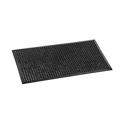 WAS 9980 152 Tapis de sol en caoutchouc perforé Noir 155 x 91,5 x 1,2 cm
