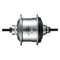 Shimano SG-S7001 Alfine 11-speed schijfnaaf zonder fittingen, 135 mm, 36h, zilver