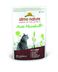 Almo Nature Almo Nature Holistic Anti Hairball - Cibo Umido Completo Per Gatti Adulti Con Manzo. 30 Bustine Da 70 G. - 2500 g