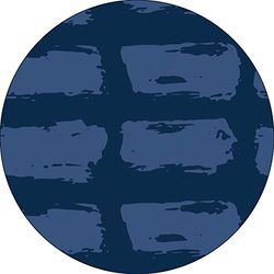 Bonateks, Round Digital Printed Mouse Pad, Non-Slip Base, for Office and Home, Diameter:22cm