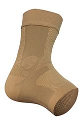 Compression Ankle Brace by Orthosleeve, for Achilles Tendonitis, swollen ankles, painful ankles, improves balance and helps prevent falls. Size XXL, right, colour natural