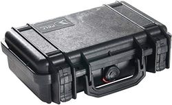 PELI 1170 Protective Mirrorless Camera Case, IP67 Watertight and Dustproof, 7L Capacity, Made in US, No Foam, Black