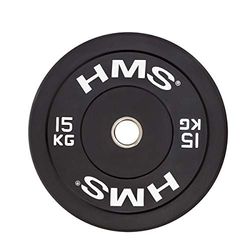 HMS Unisex's 17-61-017 5907695520361 OLIMPIC Plate-Bumper, Zwart, One Size