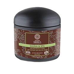 Natura Siberica Esfoliação com Cedro Detox corporal à base de sal, 370 ml
