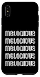 Melodioso Custodia per iPhone XS Max