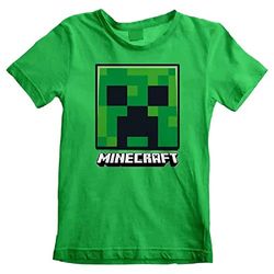 Last level- Camiseta Minecraft Verde, Color (CCEMIN01419X)