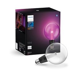 Philips Hue Lightguide - Lampada intelligente Edison ST70, luce bianca e colorata, compatibile con Bluetooth, controllo vocale con Alexa, Apple Home e Google Assistant