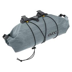 EVOC HANDLEBAR PACK BOA WP 5, praktische fietstas (moderne stuurtas, tas voor op de fiets, eenvoudige bevestiging, afmetingen: 15 x 15 x 30 cm, inhoud: 5 l), Staal