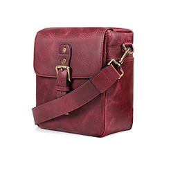 MegaGear MG1700 Torres - Mini borsa per fotocamera, in vera pelle, per fotocamere DSLR e istantanee
