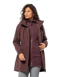 Jack Wolfskin Abrigo Ottawa, Frambuesa, S para Mujer