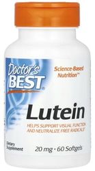 Doctor's Best - Lutein with FloraGLO | 20mg, Support for Eye Health - 60 softgels