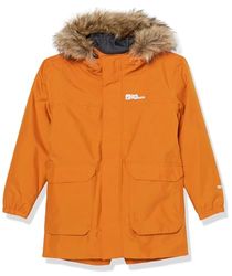 Jack Wolfskin Cosy Bear-Parka 3 in 1 B Giacca, Foglie Autunnali, 176 Bambini e Ragazzi