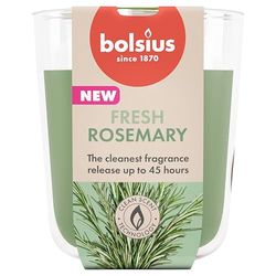 Bolsius - Rozemarijn - Geurkaars - Brandtijd van 45 uur - 97x85 mm - Natuurlijke extracten - Bevat Vegan Wax - Geen palmolie