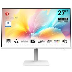 MSI Modern MD2712PW Monitor 27” FHD IPS (1920x1080) 100Hz, Schermo Eye-Friendly, HDR Ready, Altoparlanti integrati, Stand regolabile in 4 posizioni - HDMI 1.4, USB Type-C, VESA 75x75 mm