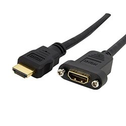 3FT HDMI PANEL MOUNT CABLE F/M
