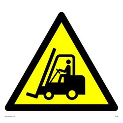 Fork Lift Truck Symbol Only Sign - 200x200mm - S20