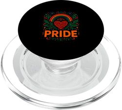 Desfile del Orgullo Gay Mes Orgullo Arco Iris Lindo LGBT PopSockets PopGrip para MagSafe