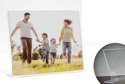 Azard Transparent Horizontal Plastic Photo Frame 20X15 CM