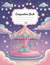 Coquette, Pink Bow Composition Book: 120 Pages Pastelcartoon Style for School Notes, Creative Writing, and Journaling, Ideal for Girls and Teens, ... Notes, Creative Writing, and Journaling, I