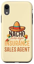 Carcasa para iPhone XR Agente promedio de ventas de seguros de Nacho Cinco de Mayo