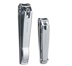 Beter Lot de 2 coupe-ongles métalliques pour mains et pieds