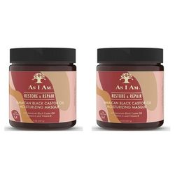 As I Am Jamaican Black Castor Oil Moisturizing Masque, 300 G (Pack of 2)