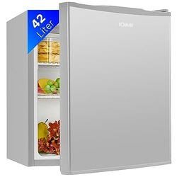 Bomann, Mini fridge, 42L, 2 wire shelves, KB7346, Stainless steel