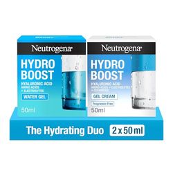 Neutrogena Hydro Boost Gel Cream Moisturiser with Hyaluronic Acid & Trehalose - For dry skin - 50 ml & Hydro Boost Water Gel Moisturiser with Hyaluronic Acid & Trehalose - For dry skin - 50 ml