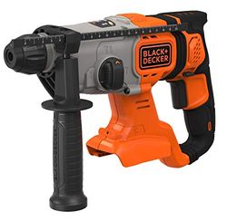 BLACK+DECKER BCD900B-XJ - Martillo SDS-Plus 18V, Potente motor 1,2J, Luz LED, 3 modos: Perforación, Percusión y Cincelado, No incluye batería/cargador