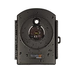 Technaxx TX-164 Time Lapse Camera for Construction, Overview,Nature - Waterproof-Outdoor & Indoor Uses-Built-In Microphone & Speaker-FullHD Video - Make Video or Stop Motion with Timelapse Cam,Black