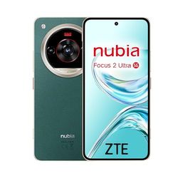 ZTE Nubia Focus 2 Ultra 5G, Smartphone Libre con IA, 8GB+512GB, Lente Giratorio, Pantalla AMOLED 6,8", Cámara 50MP con IA, Botón Capturador, Batería 5000mAh, Android 15, Incluye Funda, Verde