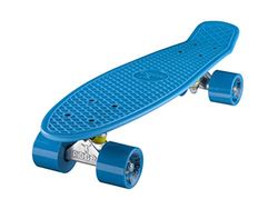 Ridge Original 22" Cruiser Skateboard, Unisex, Azul Cielo/Azul (Bleu/Bleu), 55 cm