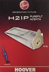 Hoover H21P Sacs pour Aspirateur, Originaux, en Papier, Anti-odeur, Extra Larges, Compatibles avec l’Aspirateur Acenta, 5 Pièces