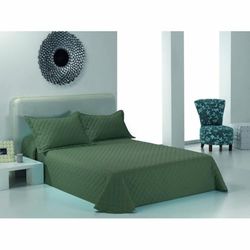 Hosteline Sprei Retro grijs parelgrijs bed 180 cm (3 stuks)