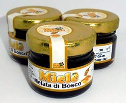 GR 500 'MIELE DI MELATA' DI BOSCO ARTIGIANALE - 100% ITALIANO - produzione ARTIGIANALE IN LIMITATE QUANTITA' basata sul rispetto delle api e dell'ambiente, allevamento BIOCOMPATIBILE.