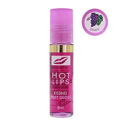 Hot Lips LIP Gloss Grape 8 ml, Estándar, Único