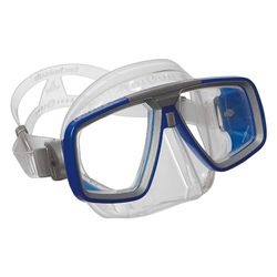AQUALUNG LOOK Maschera Subacquea Adulti con Doppia Lente in Vetro Temperato, Design Versatile per Tutti i Visi, Fibbie a Quadrante a 360°, Ompermeabilità Migliorata, per Immersioni Subacquee