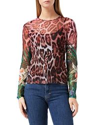 Desigual TS_jungla T-Shirt, Multicolore (Tutti Fruti 9019), X-Large Donna