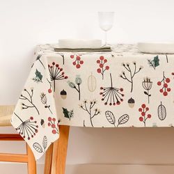 MANTEL RESINADO ANTIMANCHAS MODELO MERRY CHRISTMAS 44 LUREX