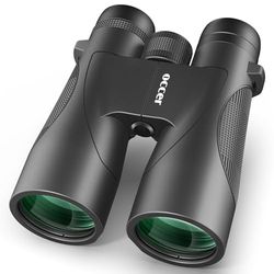 Binocolo per bird watching, 12 x 50, per adulti, HD, ad alta potenza, con visione chiara, facile messa a fuoco, con lungo raggio, per caccia, escursionismo, viaggi, crociera, concerti, osservazione