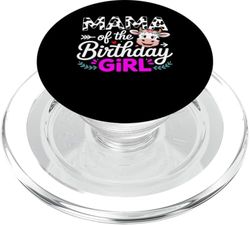 Mamá del cumpleaños, niña, vaca, mamá, mujer, niña, vaca PopSockets PopGrip para MagSafe